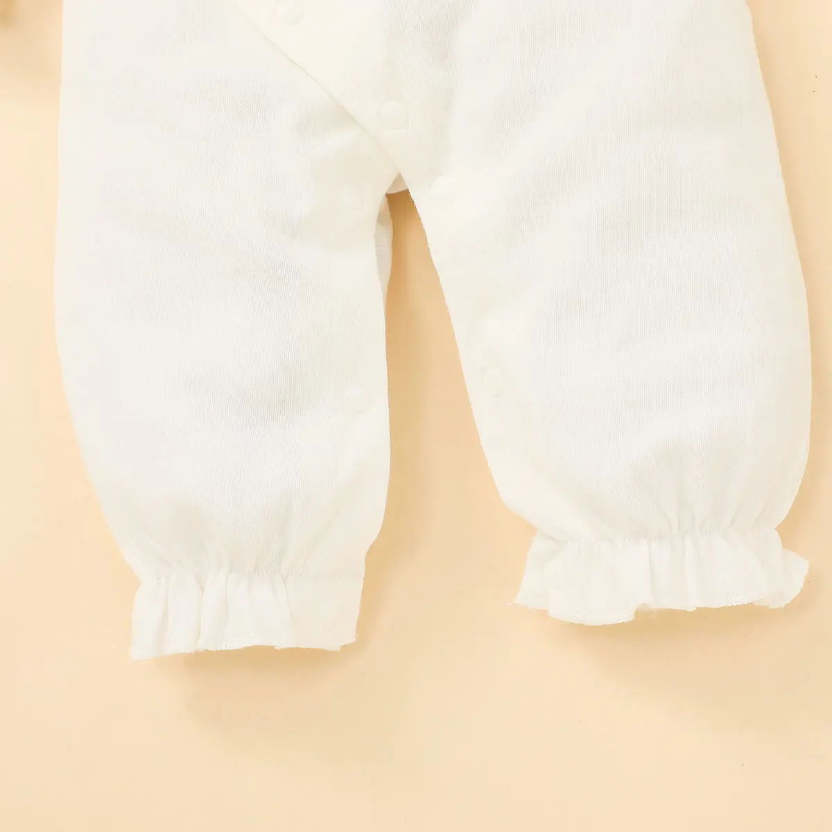 Laura Kors New Summer Infant Newborn Boys Romper Long Sleeve O Neck Lace White Hat White Baby Rompers Clothes Outfits 0-2T