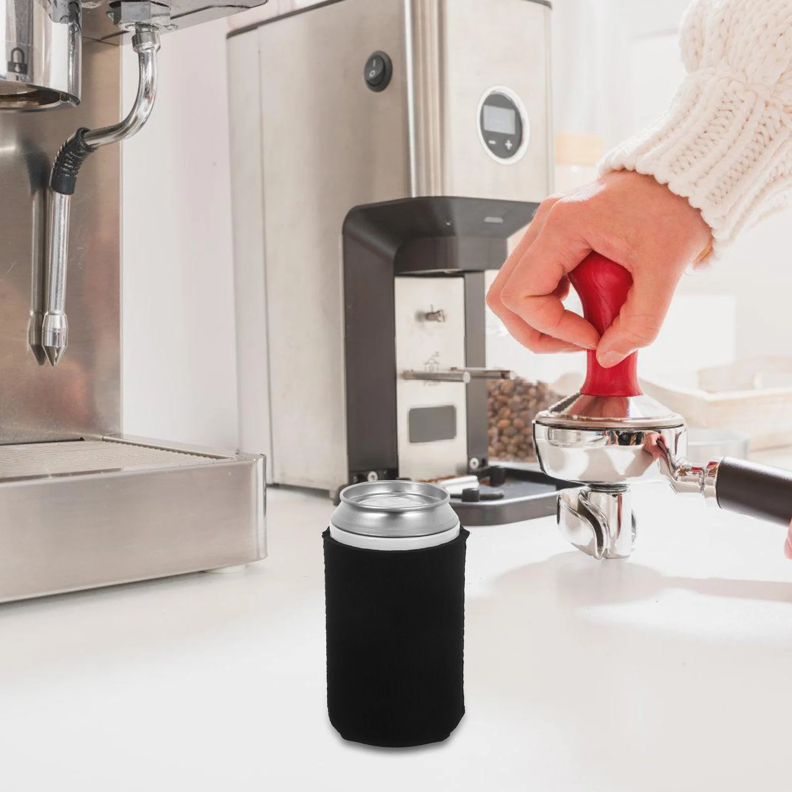 

10 pcs Beer Can Sleeves Reusable Insulated Can Cooler Sleeve For Soda Drink Temperature Control Non-Slip Washable Beverage