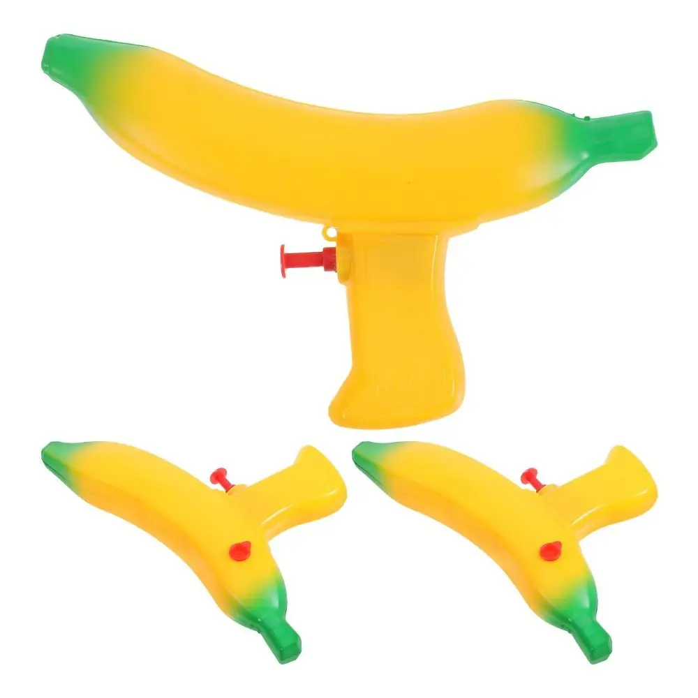 Portable Banana Shape Water Spray Toy Water-Splashing Festival Vivid Colors Squirt Toy Funny Reusable Water Soaker Outdoor