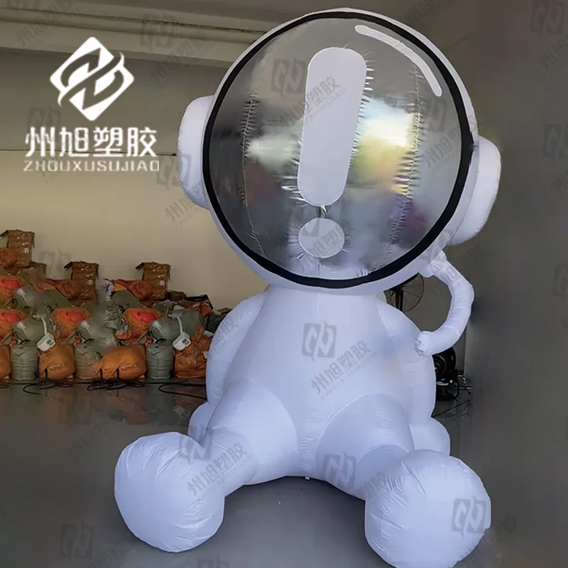 

3M Inflatable astronaut astronaut sitting on the ground planetarium event decorative props mall event props