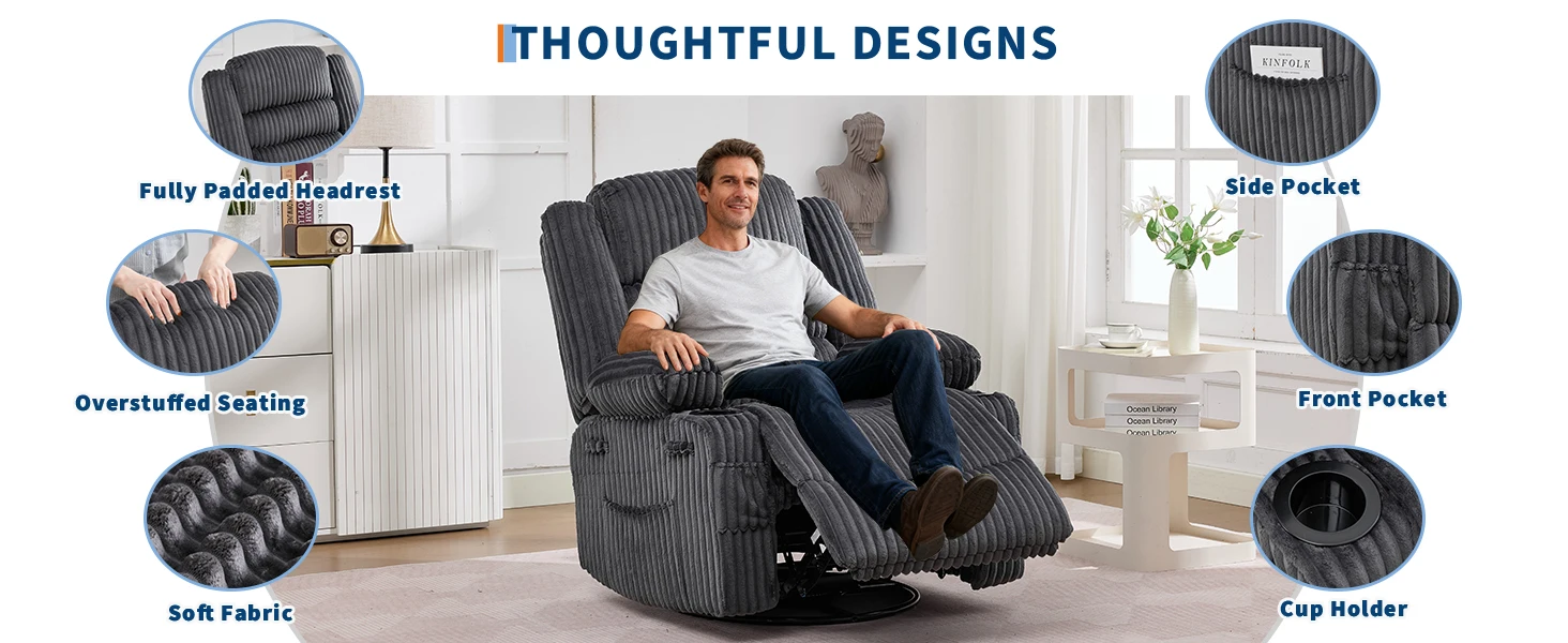 Swivel Rocking Recliner Chair