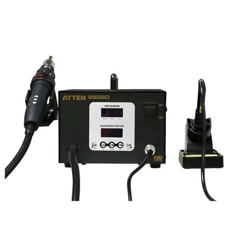 

【specialized】Original 700W 2 In 1 Rework Station SMD Lead Free Hot Air Rework Station Soldering ATTEN AT8502D