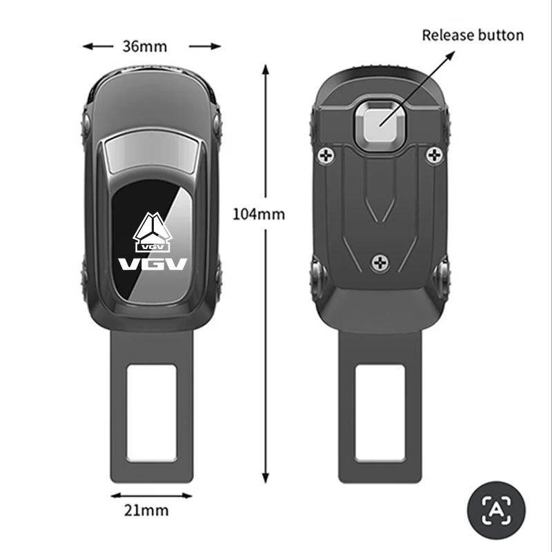 مقعد السيارة حزام حزام الأمان قفل مشبك التوصيل سميكة إدراج المقبس موسع مشبك الأمان ل VGV VX7 U70Pro U75PLUS U75 TX7 اكسسوارات