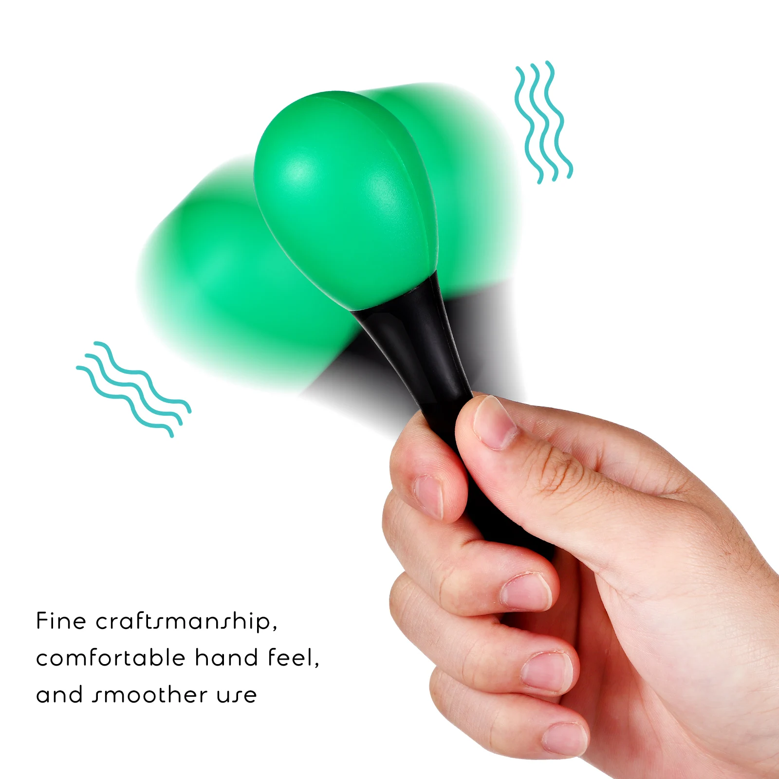 10 Pcs Maracas Sand Hammer Playthings Small Sand Hammer Sand Hammer Plaything Festival Maracas