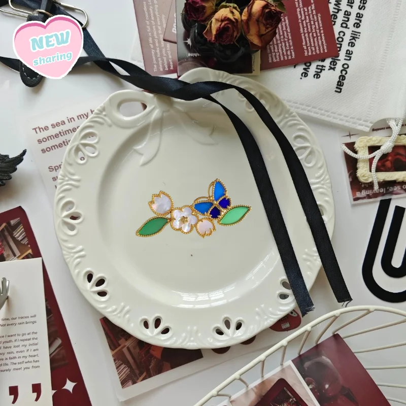 

New Arrival： High Luxury 4 Leaf Clover Fashion Set 925 Silver Versatile Jewelry for Her