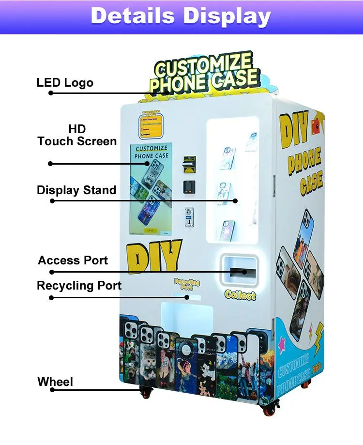 Caiyunjuan Phone Case Printer Vending Machine Vendor Automatic Phone Case Custom Vending Machine Manufacturer
