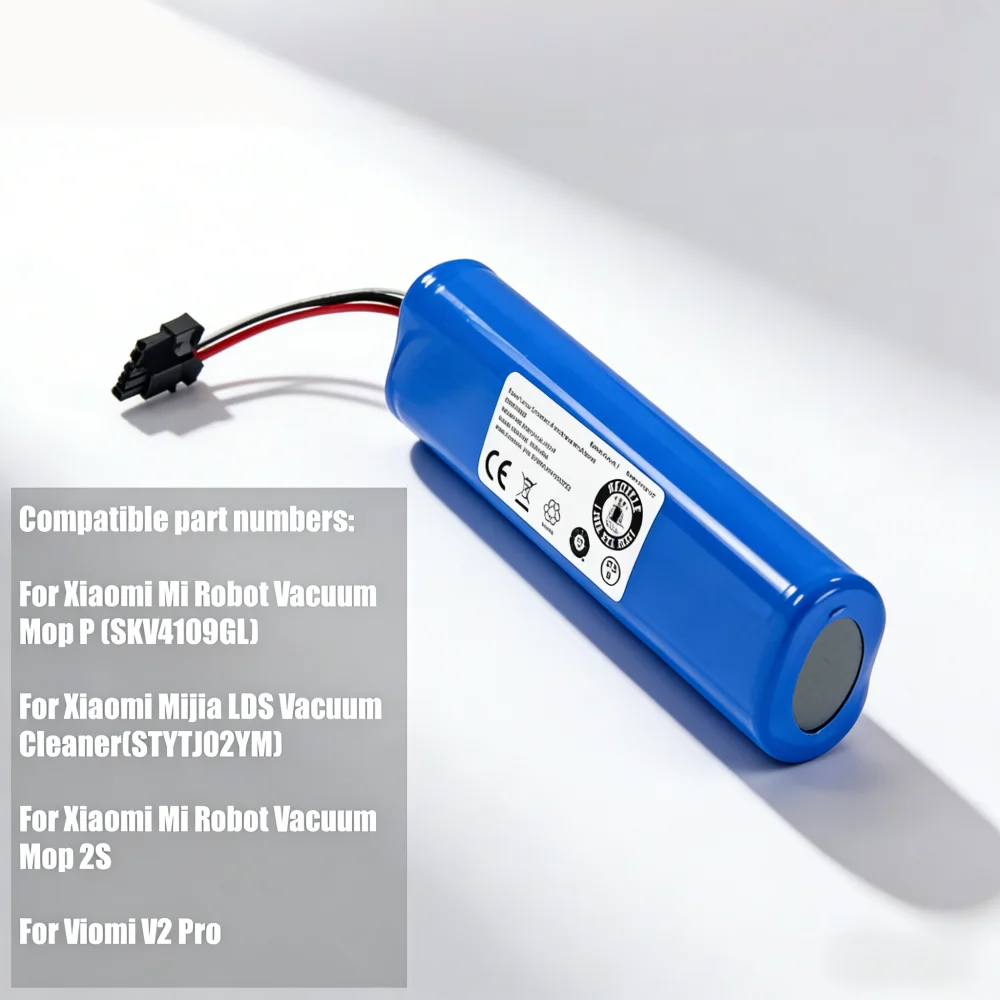 

Аккумулятор STYTJ02YM для робота-пылесоса Xiaomi Mop Pro/Mop 2S, сменный аккумулятор для Yunmi MVVC01-JG/Haier JX37, 3500 мАч