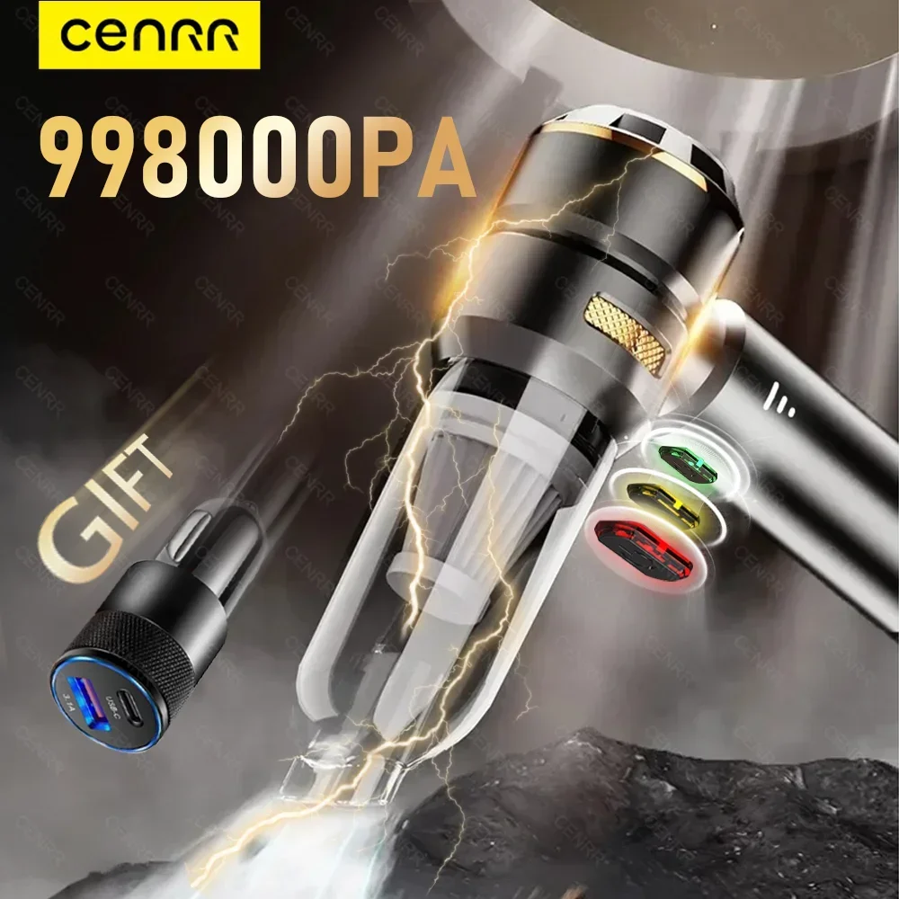 CENRR 998000PA Car Vacuum Cleaner Powerful Portable Cordless Vacuum Cleaner For Car Wireless Cleaner Robot Cleaning Machine