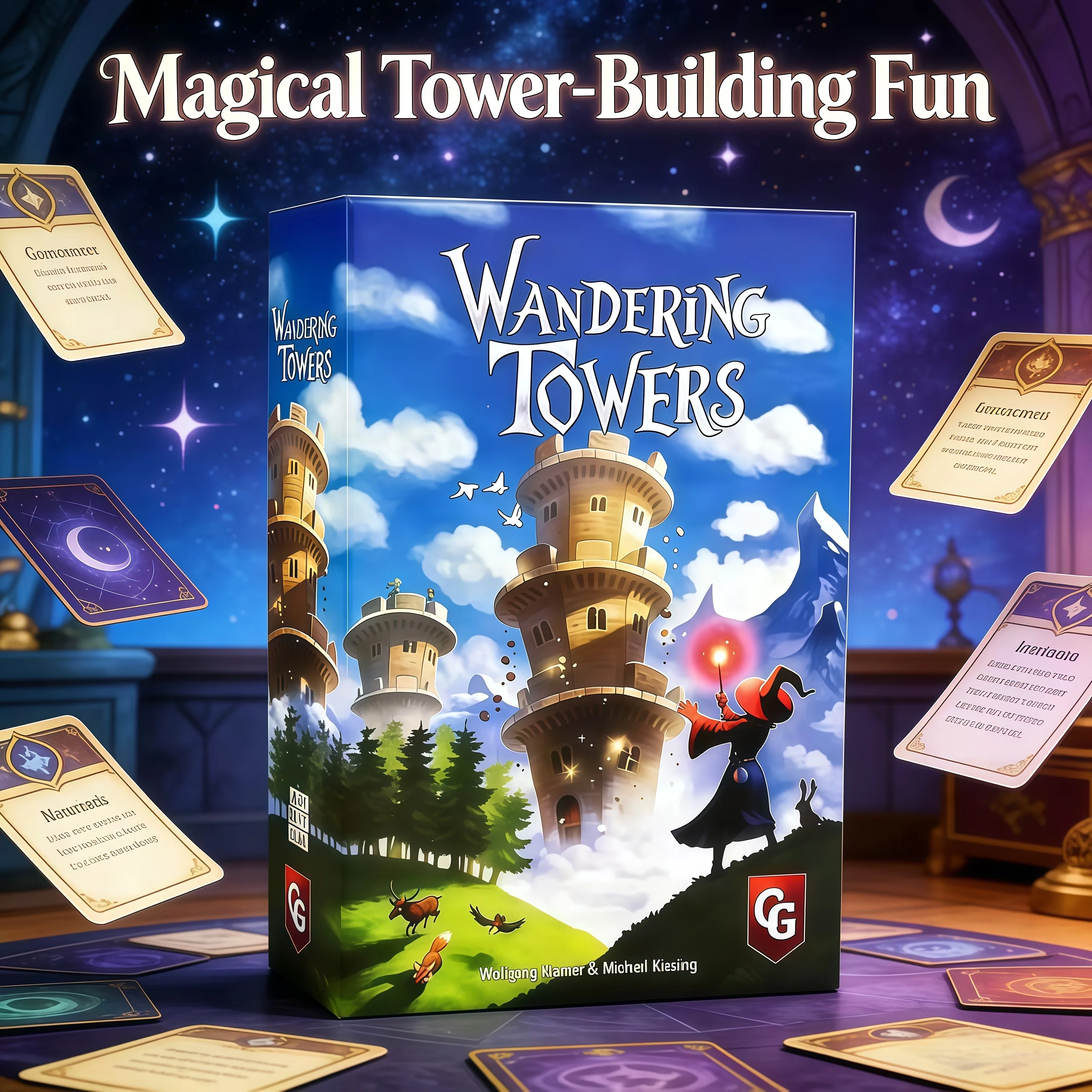 

Roaming Tower is a fast-paced board game. It is very suitable as a birthday and Christmas gift and can liven up the atmosphere