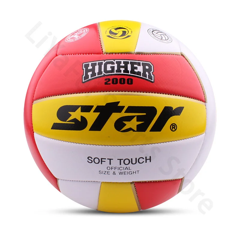 Pelotas de voleibol de tamaño estrella para adultos, pelota de entrenamiento estándar oficial, tacto suave, VB805, para interior y exterior, playa, regalos gratis