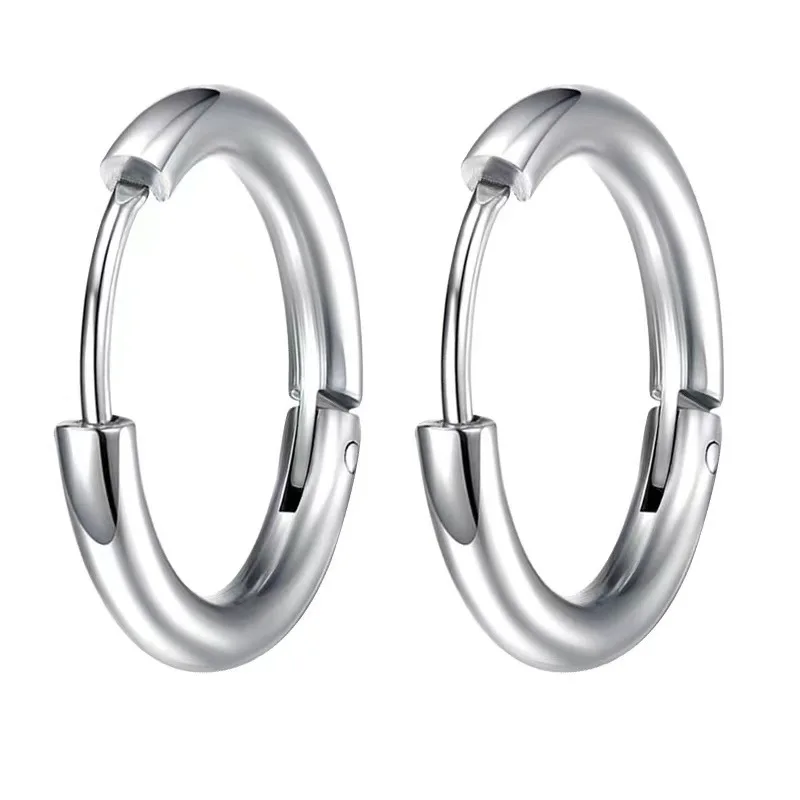 Lange hängende Kreuze Blätter Anhänger Creolen Frau Ohrringe Mann Vintage Edelstahl Hip Hop Ohr Piercing Schmuck Zubehör