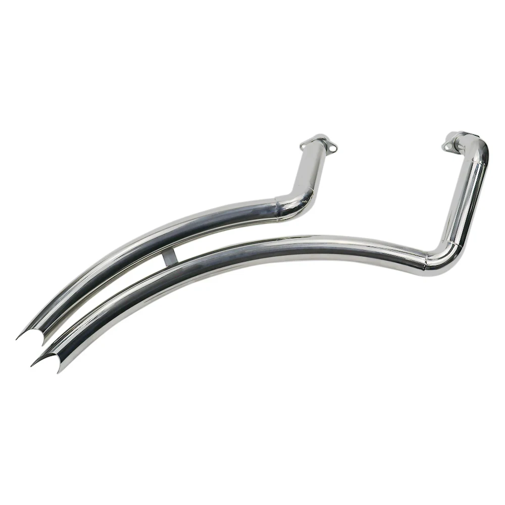 Volledige Uitlaatsysteem Uitlaat Past Voor Honda Steed Shadow VLX400 VT400 1994-2003 VT600CD Deluxe 1993-2007 VLX600 VT600C 1988-2008