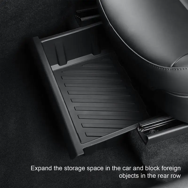 Для Tesla модный ящик для хранения под сиденьем полностью закрытый внутренний ящик для хранения под сиденьем скрытый ящик под сиденьем поднос для хранения