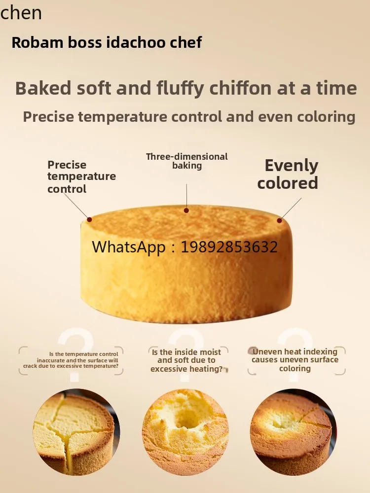 LXC Chef Mały Biały Koń Mikrofalówka z Funkcją Gotowania na Parze i Pieczenia, Kuchenka Wielofunkcyjna, Piekarnik, Mikrofalówka Stołowa, Urządzenie Domowe