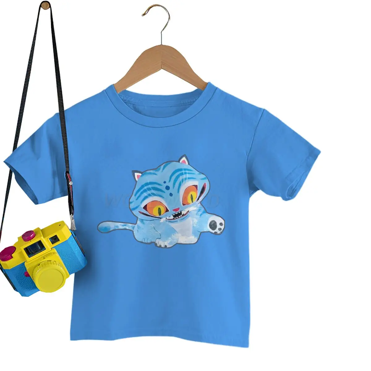 

Anime Kpop Demon Hunters T-shirts Cute Cartoon Tiger Print T-shirt Children Boys Girls Summer Short Sleeve Tees Kids's Clothing
