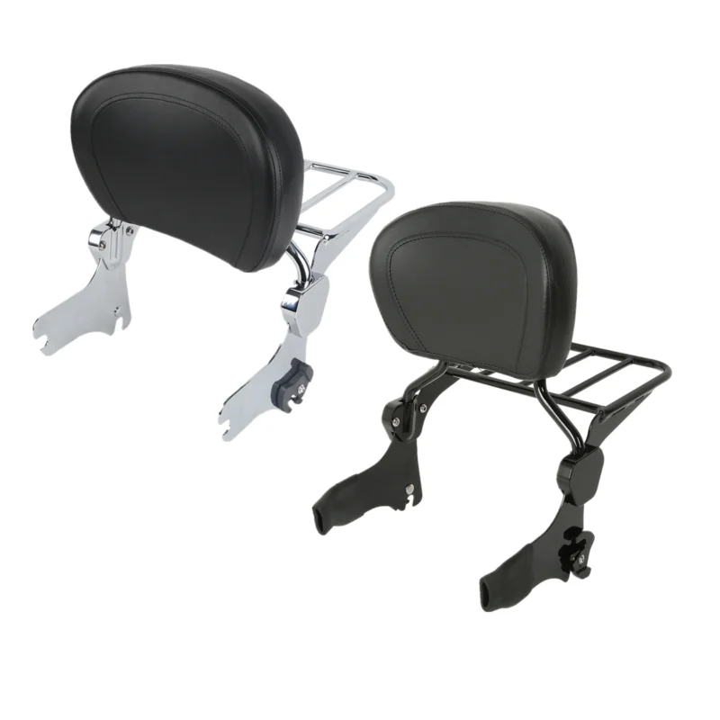 

Detachable Backrest Sissy Bar Luggage Rack For Harley Touring FLHT FLHX FLHR Electra Street Road Glide 1997-2008