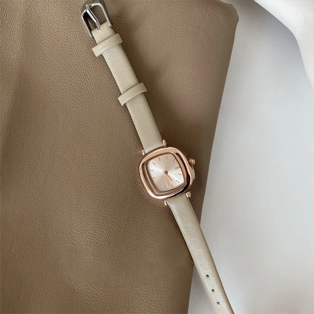 Free shippings Fashion Simplicity Square belt Watch For women's girl student Chain watch strap watch Women's accessories