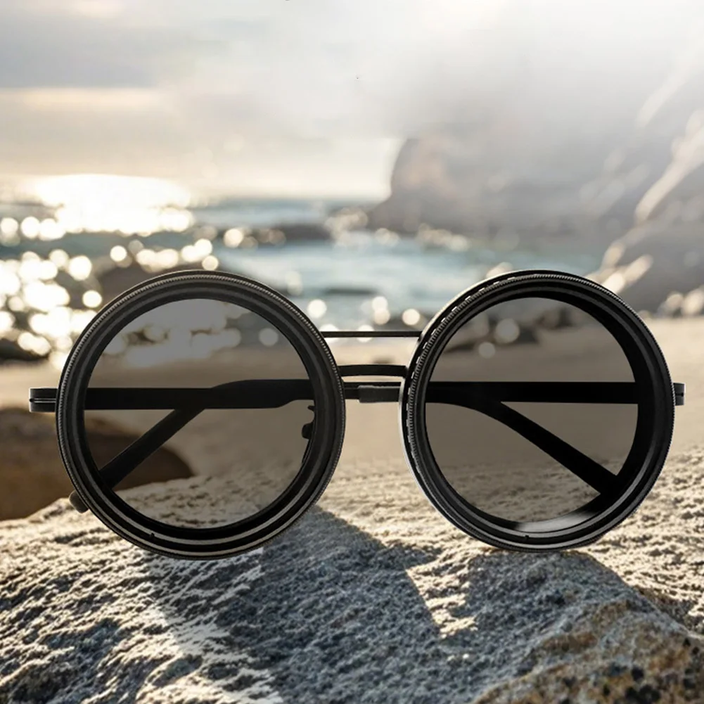 Круглые солнцезащитные очки, поляризационные солнцезащитные очки с фильтрующими линзами, винтажные солнцезащитные очки с защитой от ультрафиолета, модные очки для вождения, рыбалки