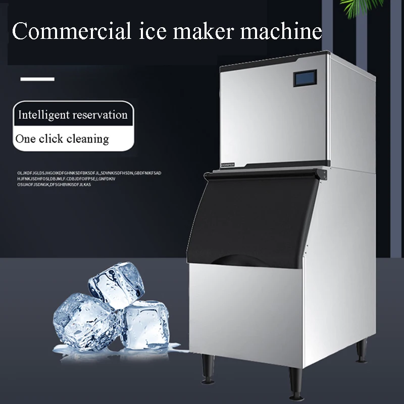 Льдогенератор PBOBP, 250 кг, 300 кг, коммерческий кубический льдогенератор, портативный льдогенератор