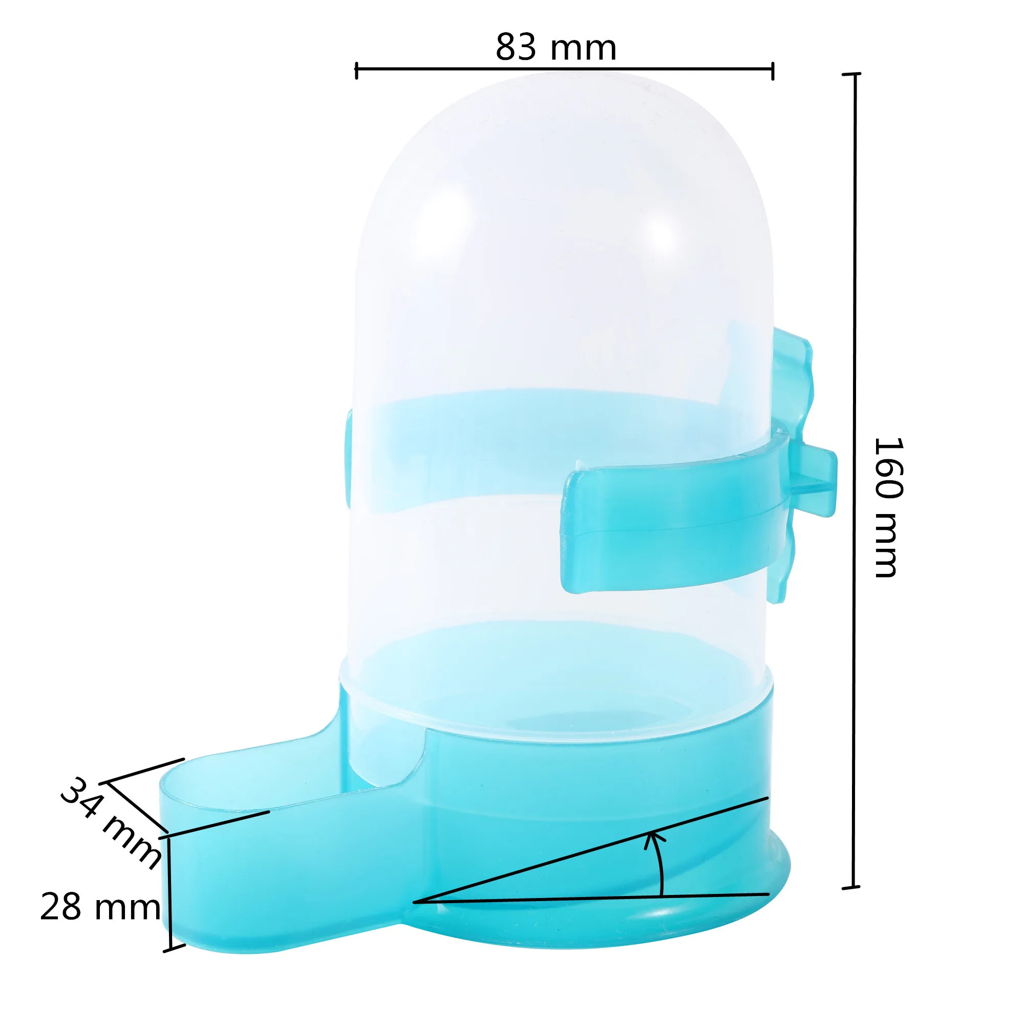 1 Pc Automatic Bird Waterer Pet Bird Feeder Plastic Pigeon Parrot Drinking Water Feeding Dual-purpose Tool Bird Cage Supplies