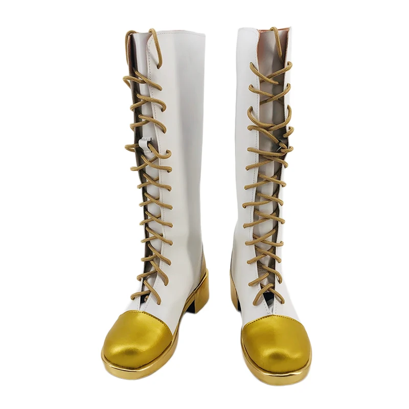 Tsuyuri Kanawo – chaussures de Cosplay, bottes mi-mollet, mascarade d'halloween, accessoires de Costume de fête de carnaval pour adultes