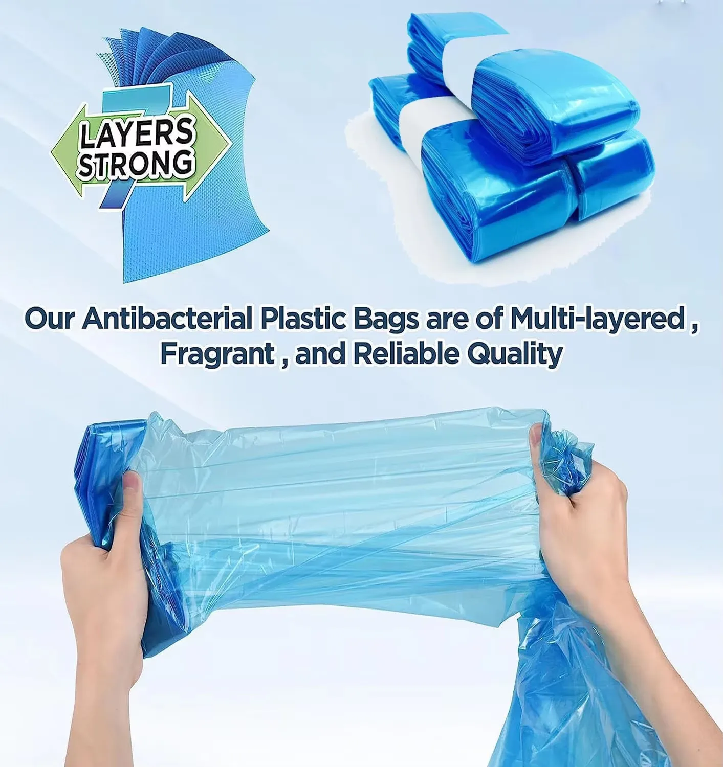 5/10 Genie Replacement Trash Bags Refill Bags Baby Diaper Garbage Bags Anti Tearing Waste Bags For Angel Care And Tommee Tippee image 4