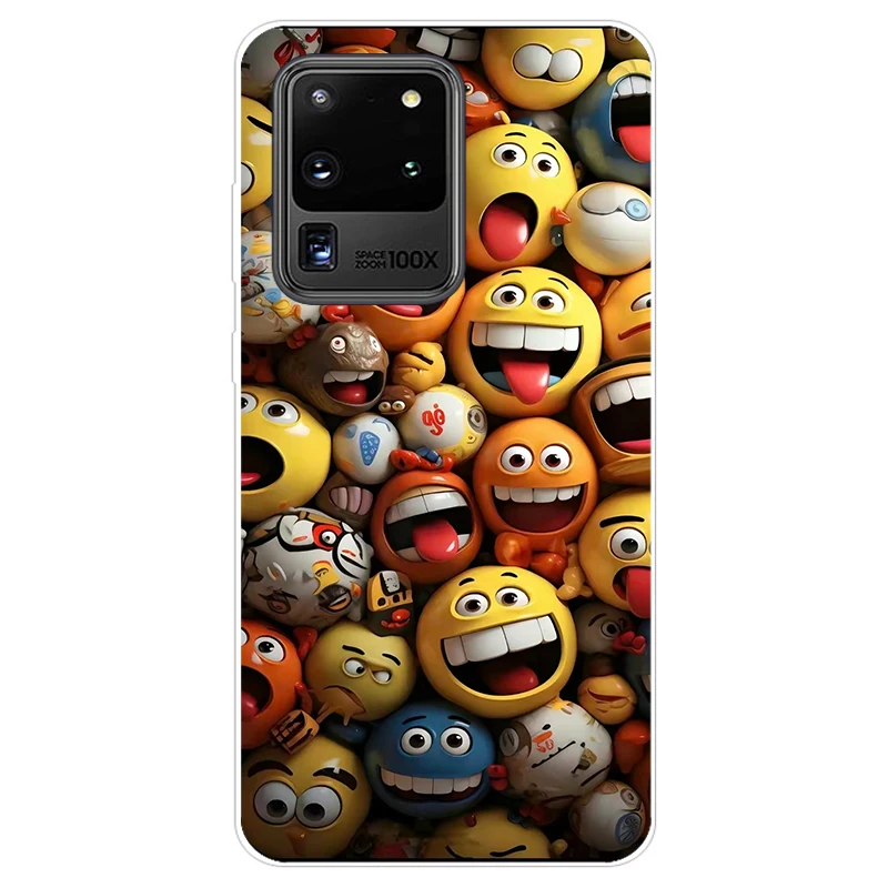 Silicon Case For Samsung S20 Soft TPU Back Phone Cover For Samsung Galaxy S20 PLUS Case For Samsung Galaxy S20 Ultra S 20 +Coque