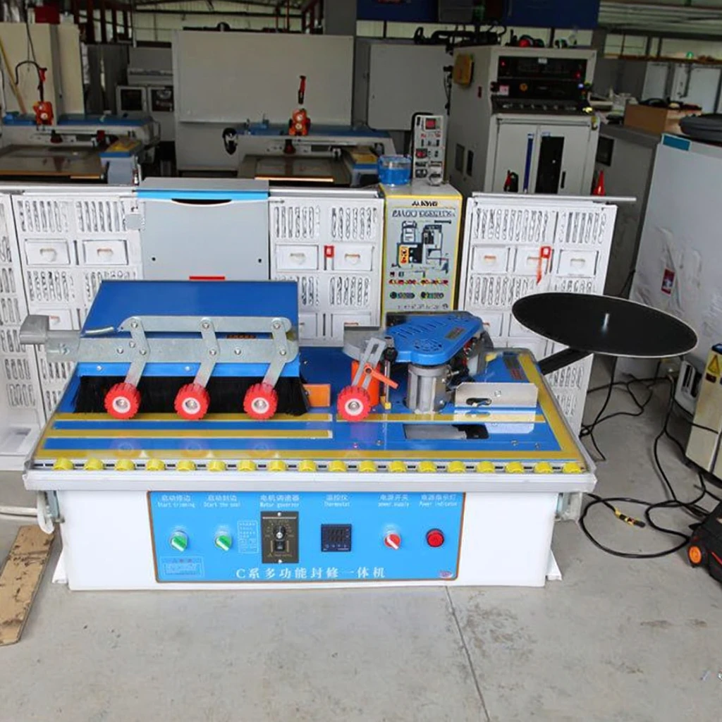 Mini Sealing Woodworking Machine Multifunctional Edge Banding  for Pvc Board