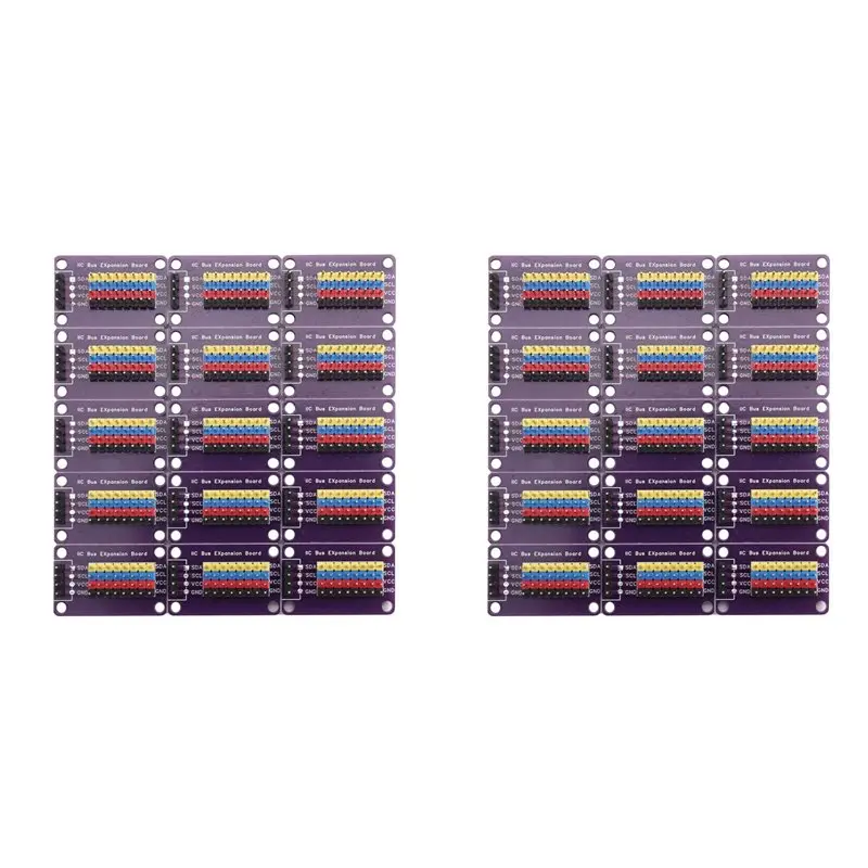 ABLJ 30X I2C Hub Module Splitter 8-Way I2C Bus Expansion Board,IIC Interface Signal Distributor,Hub Electronic Building Block