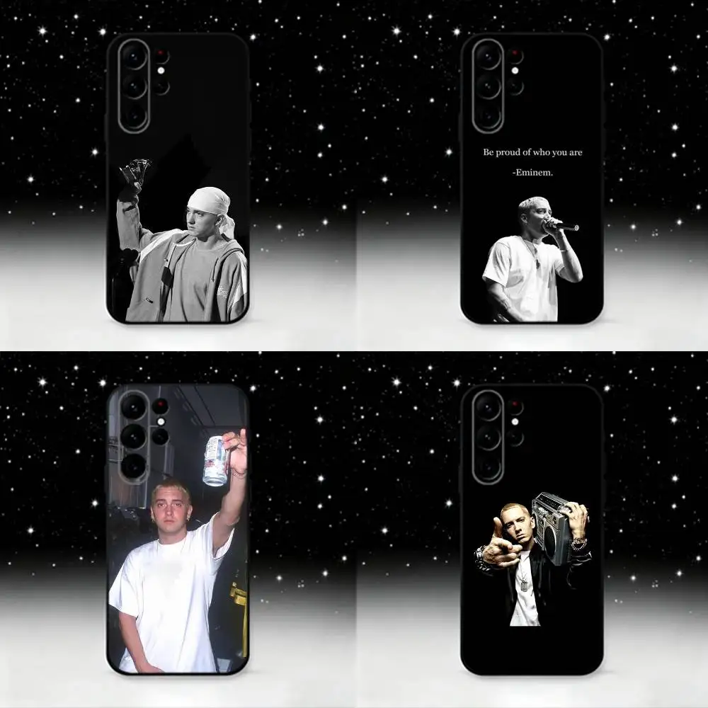 

Singer E-Eminem-ES Cool Phone Case For Samsung S25,S24,S23,S22,S21,S20,S10,Ultra,Plus,Lite,FE,Soft Silicone Black Cover