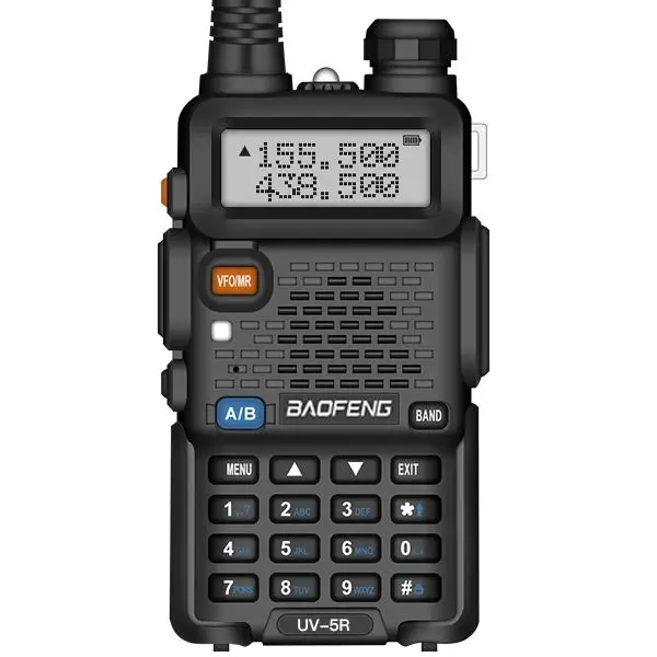 BAOFENG UV-5R ミニ2個パック デュアルバンドトランシーバー