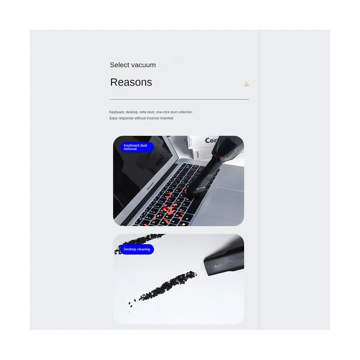 9000PA Car Vacuum Cleaner Wireless Handheld Super Suction 4 in 1 Vacuum Cleaner LED Lighting Auto Home Pet Hair Clean