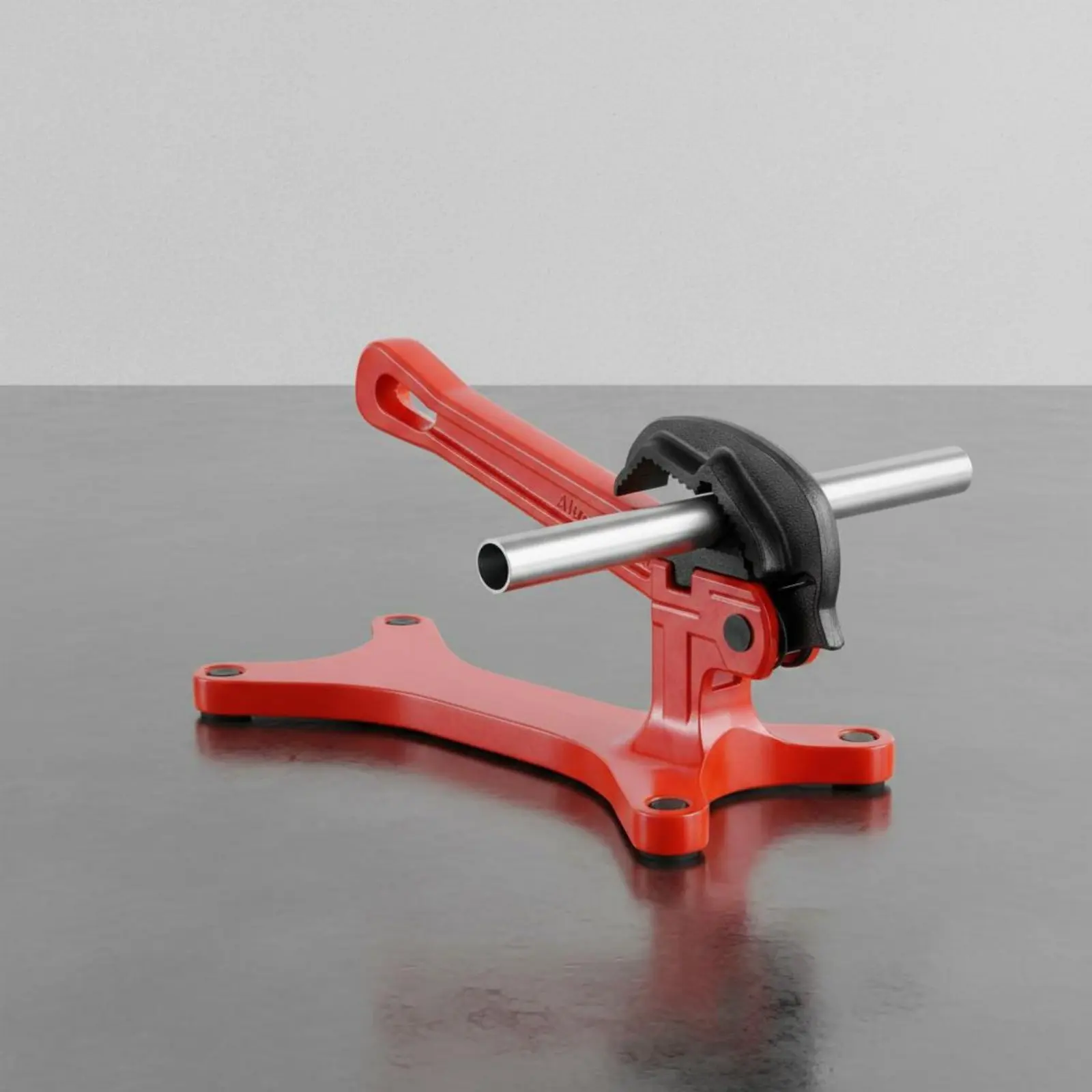 Yoke Pipe Vise Sturdy-Duty Portable Pipe Holding Vise Clamping Device Sturdy Steel Grippers Workshop Tool Rapid Adjust