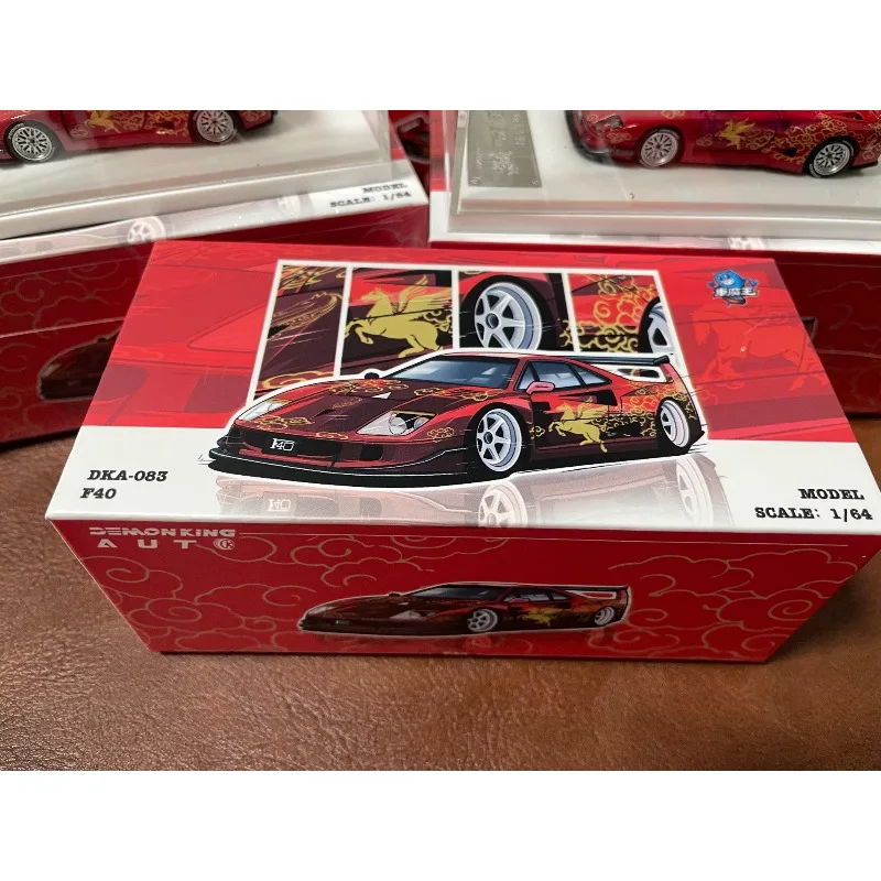 Demon King Auto 1:64 GT-R R35RR F40 911 GT3 Malaysisches Flaggenfarben-Schema Modellauto Ausstellung Malaysia Legierung Druckguss-Automodell