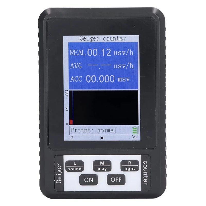 Hot Nuclear Radiation Detector, Portable Geiger Counter, Beta Gamma X-Ray Monitoring Meter