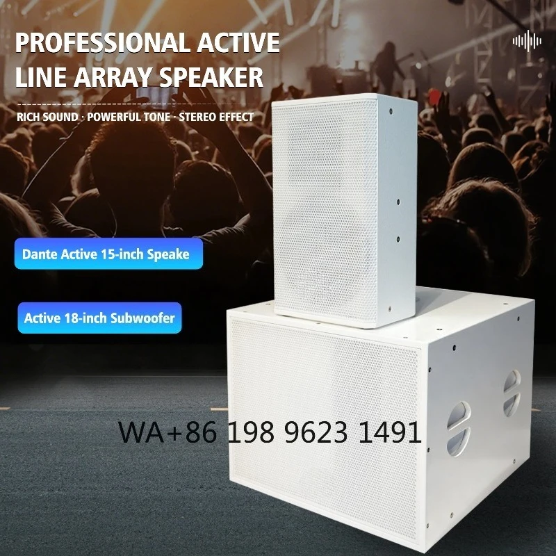 

15 Inch Active Full Range PA Speaker 18 Inch Subwoofer Waterproof for Outdoor DJ Party Stage