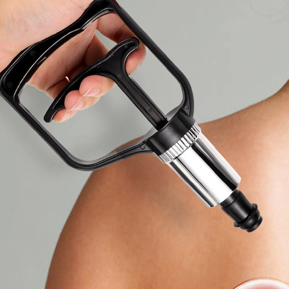 

3Pcs Manual Vacuum Cupping Pump Set for Massage Therapy Easy to Replace and Clean Silicone Suction Cups for Home and