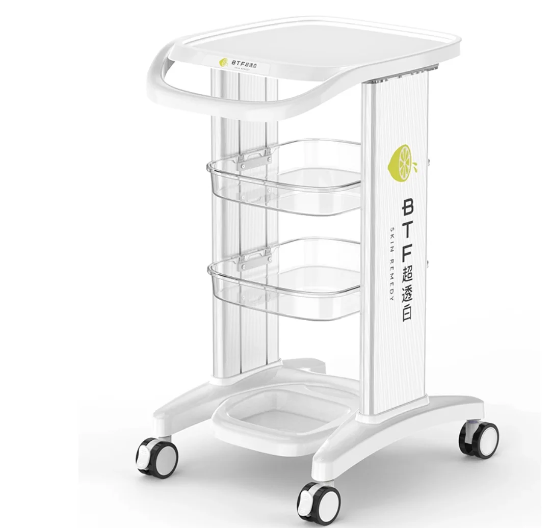 Small bubble beauty equipment trolley rack, beauty salon specific storage rack