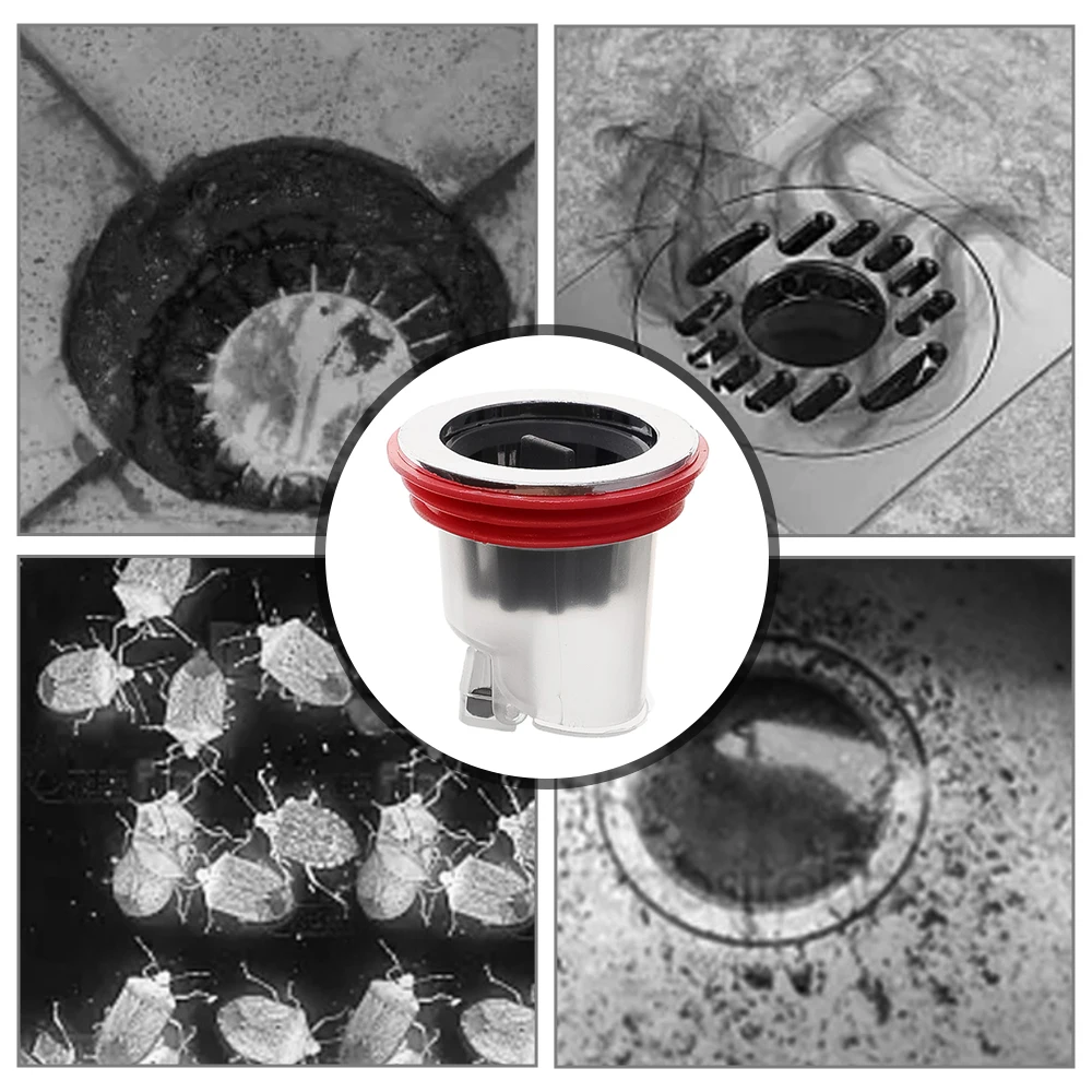 5/1PCS Universal Floor Drains Hair Catcher Sink Strainer Bathtub Stopper Sewer Deodorizer Anti-insect Anti-odor Bath Accessories