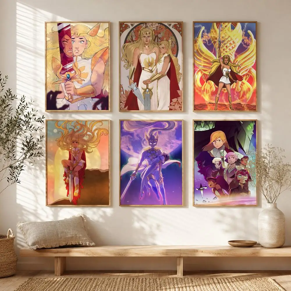 S-She-Ra And The Princesses Of Power Poster Modern Canvas Wall Art High-Quality Print Poster For Hallway Living Room Home Decor