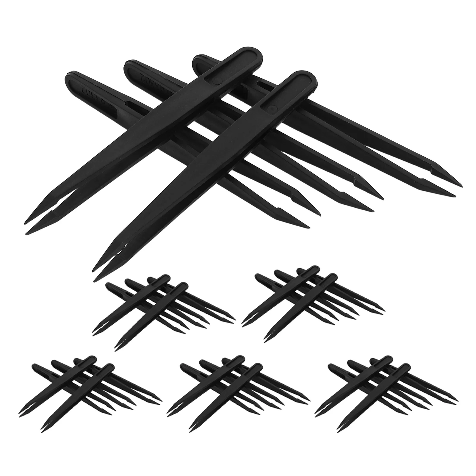 30 Pezzi Pinzette in Plastica per Bambini con Punta Dritta per Creazione di Gioielli, Sviluppo Motricità Fine, Gioco Sensoriale ed Esplorazione Scientifica