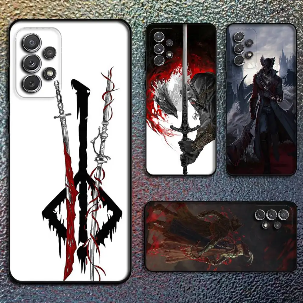 

Game B-Bloodborne Phone Case For Samsung S25,S24,S21,S22,S23,S30,Ultra,S20,Plus,Fe,Lite,Note,10,9,5G Black Cover