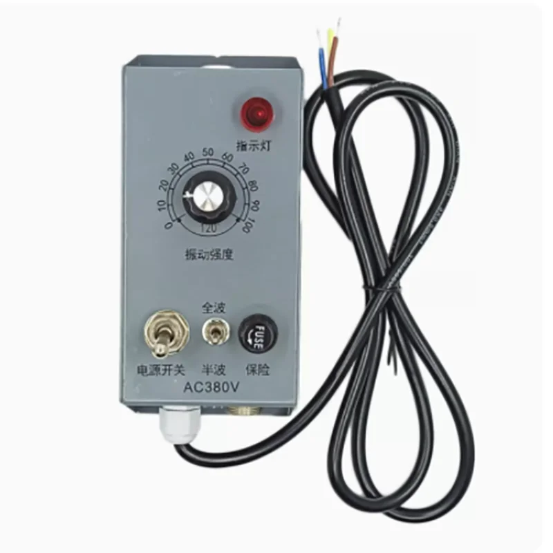 Controlador de velocidad de disco de vibración trifásico de 380V, controlador de amplitud de vibración, regulador de oscilación, ZCK-1