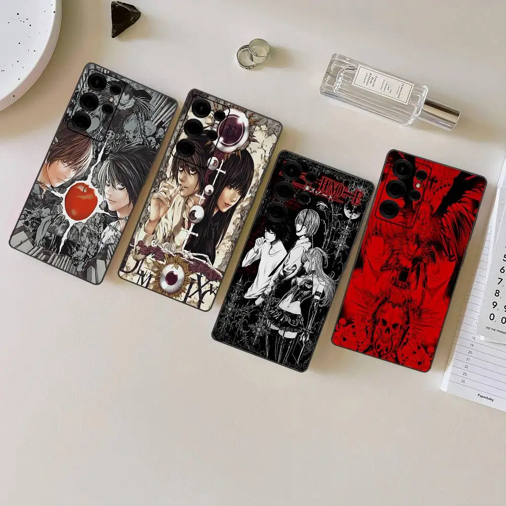 Anime DEATH NOTE Phone Case For Samsung S 24 Fe 25 Ultra Plus 20 Lite 21 30 22 23 24 22 Ultra 5G Fundas