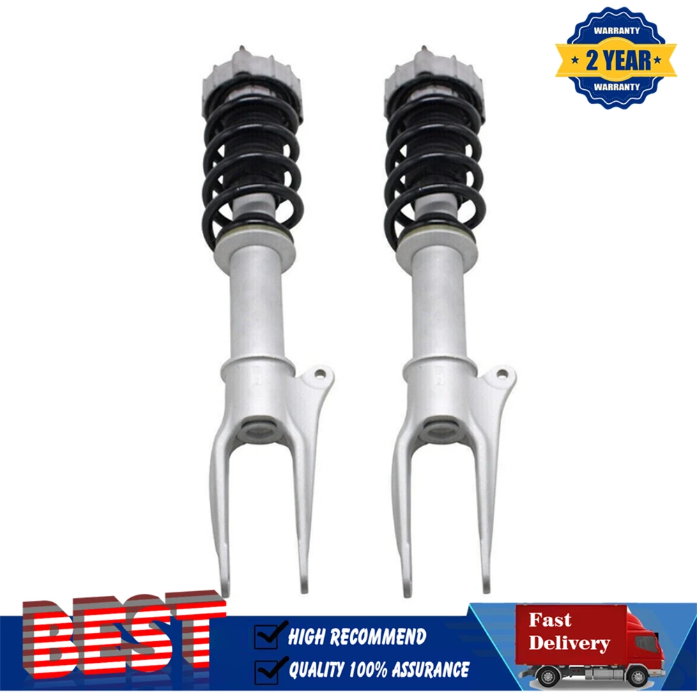 Pair Front Left And Right Spring Shock Struts Assys 97034304504 97034304505 970343045 Fit Porsche Panamera 970 2010-2016