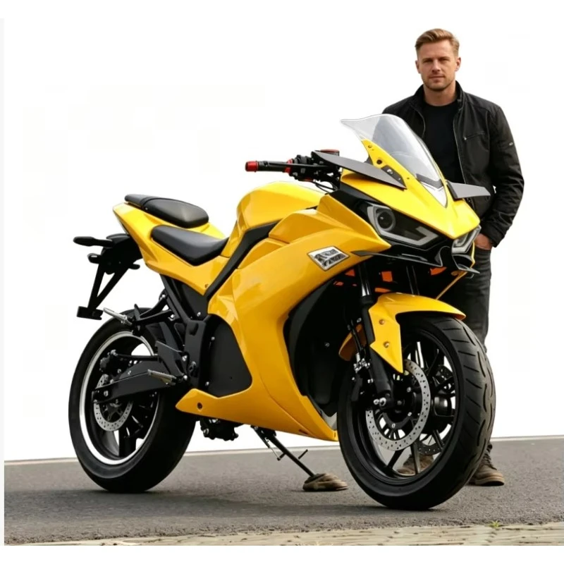 Factory Direct Sales 2000W Two Wheel Electric Motorcycle Racing Class High Speed More Purchases More Cheap for Various Terrains