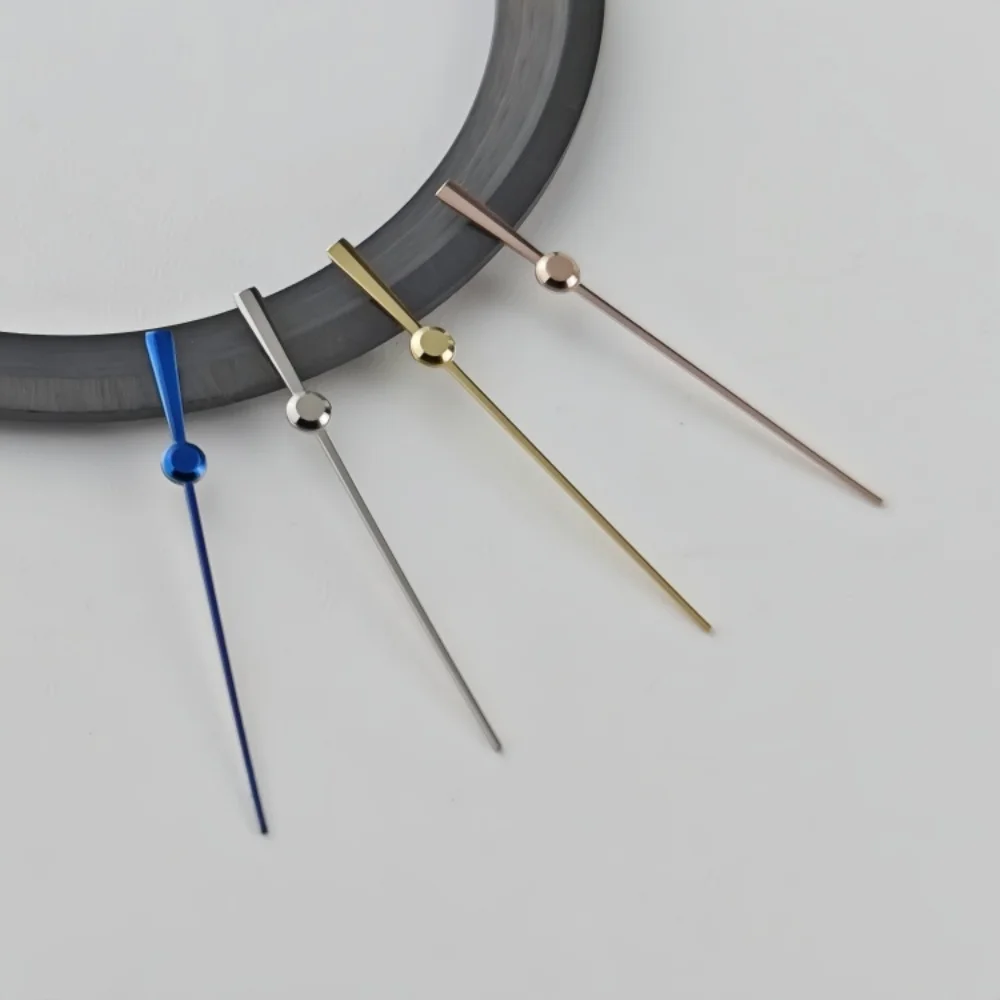 NH35 high-end multi-faceted polished GS pointer mushroom tube second hand modified NH36 mechanical watch dial size 13mm