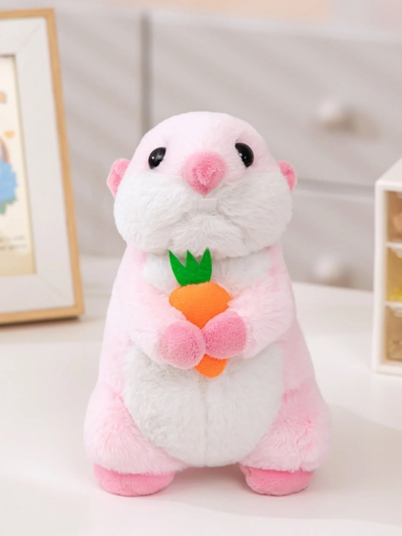 ラッコぬいぐるみ漫画ハグニンジンソフト動物人形女の子のためのなだめる枕家の装飾カワウソグッズ