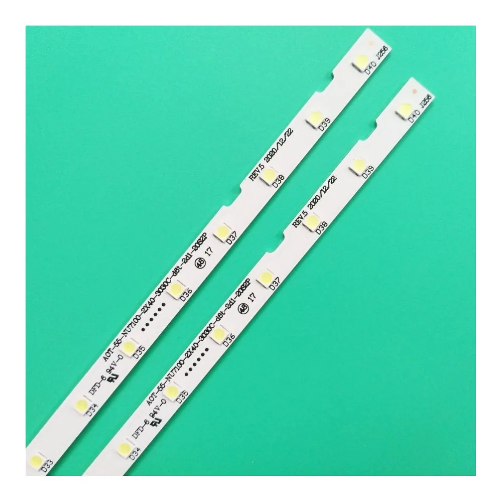 New LED Strip For Samsung UE55NU7172 UE55RU7375 UN55RU7100 UE55NU7100 UE55NU7023 UE55NU7500 UE55NU7092 UE55NU7090 UE55RU7092 v