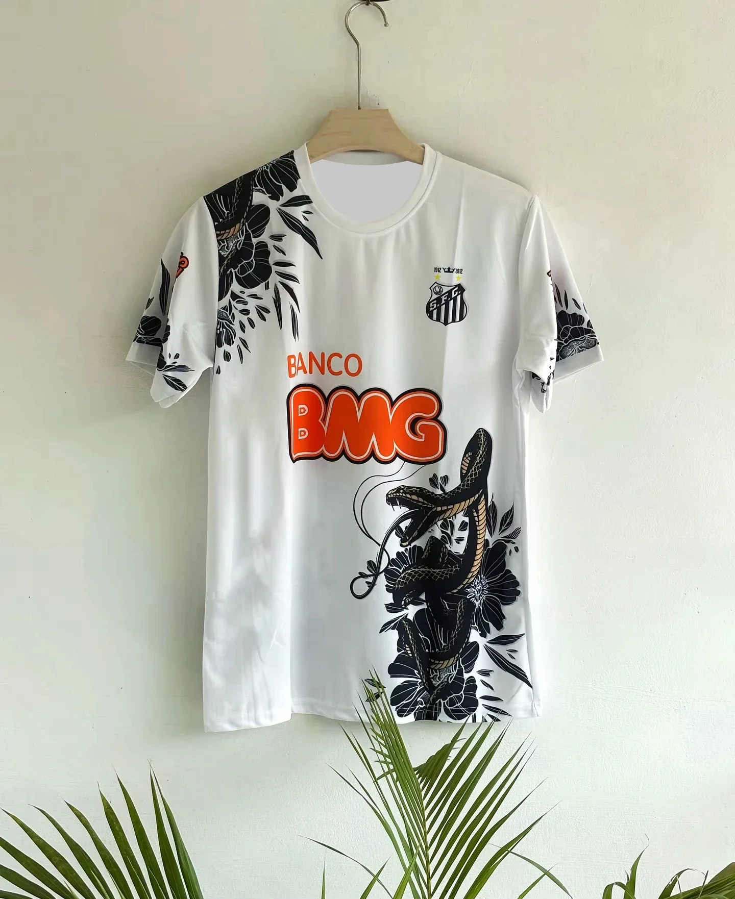 2025 Vintage Santos Family Football Jersey Classic Vintage 11-12 Santossi Family Quick Dry Football Jersey Neymar Men Clothing image 3